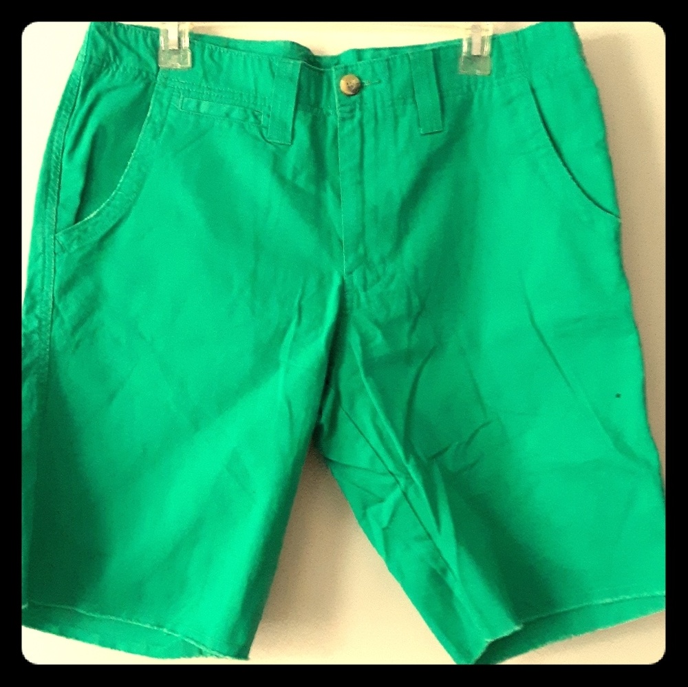 Walmea Mens Size 32 Green Shorts